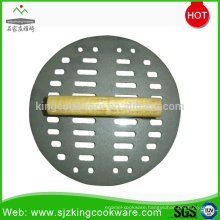 High quality round cooking cast iron bacon/meat press